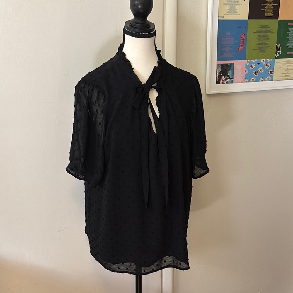 Elegant Black Women's Top